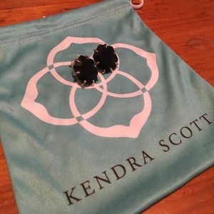 Black Kendra Scott Morgan Stud Earrings