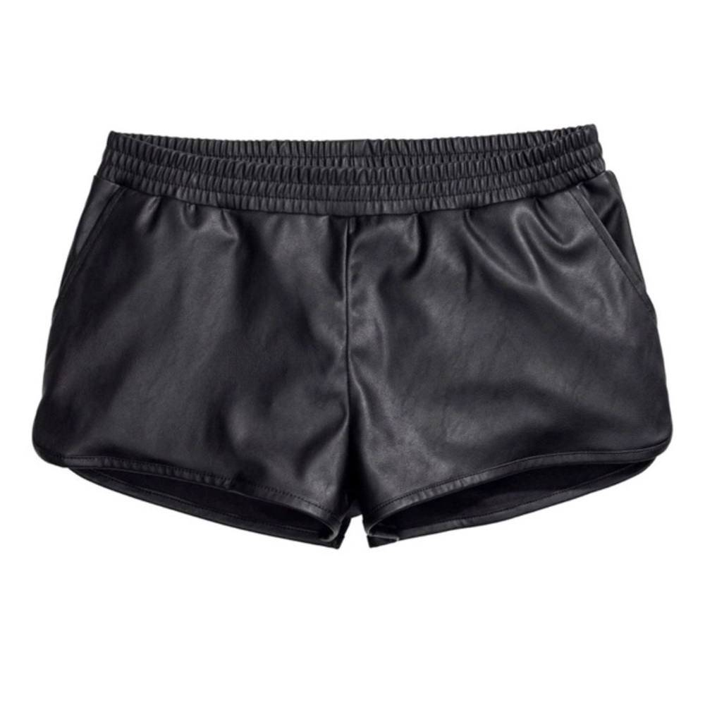 Faux Leather Running SHORTS Active Dolphin NEW!! - Picture 3 of 5