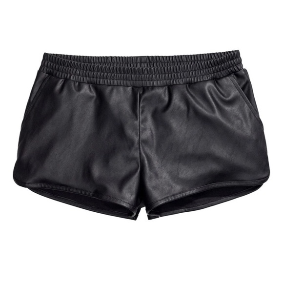 Faux Leather Running SHORTS Active Dolphin NEW!! - Picture 3 of 5