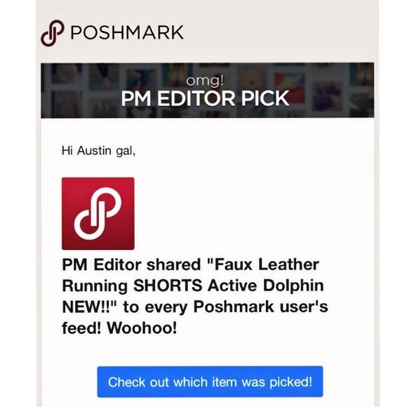 Faux Leather Running SHORTS Active Dolphin NEW!! - Picture 5 of 5