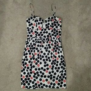 Polka dot mini dress