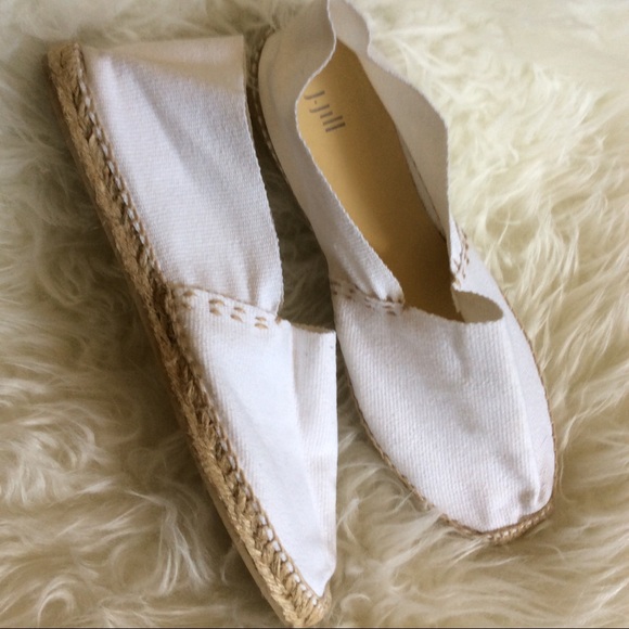 J. Jill Shoes - Size 9.5 J. Jill white Slip on shoes