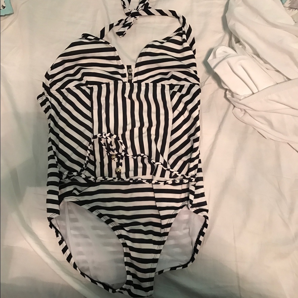 TOMMY HILFIGER NAUTICAL BATHING SUIT