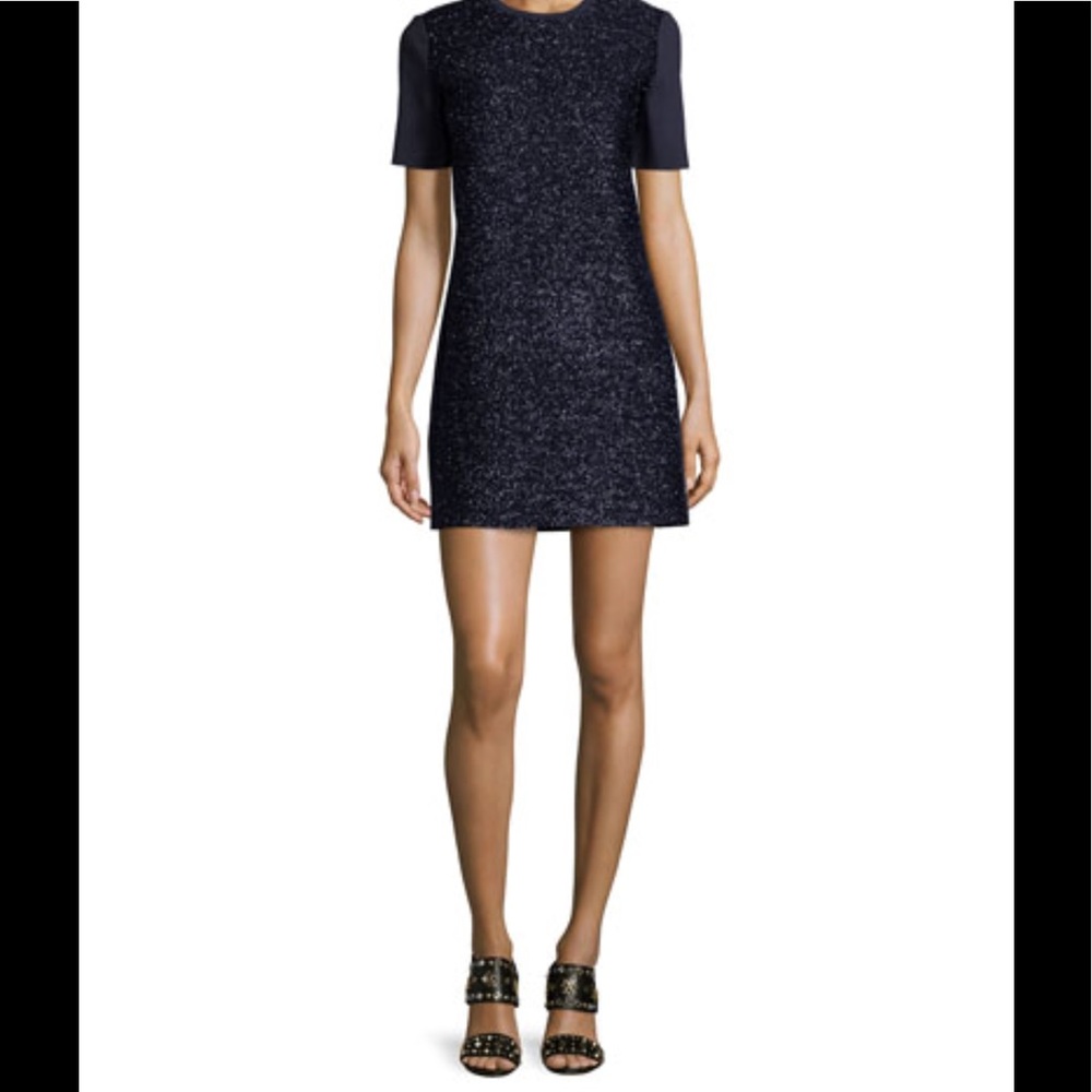 Tory burch tinsel effect dress