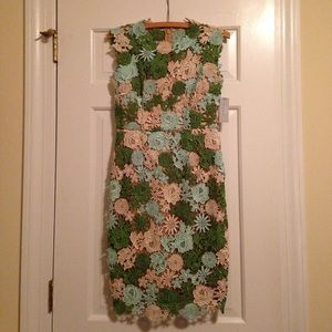 Anthropologie HD in Paris Lace Overlay Dress