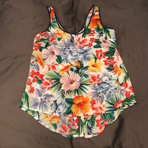 Cute tropical summer tank!!