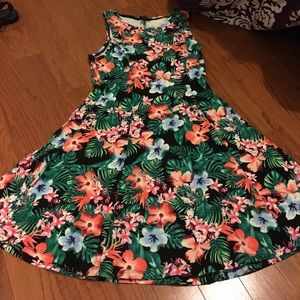 Tropical Skater Dress