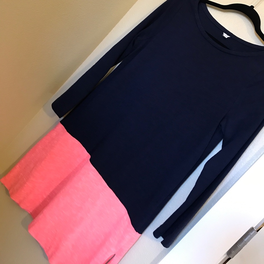 JCrew block color shift dress