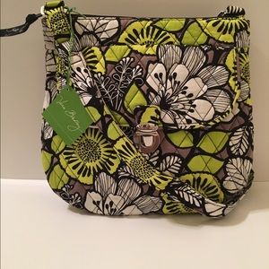 Vera Bradley Saddle Hipster in Citron