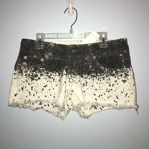 LF CARMAR speckled jean shorts