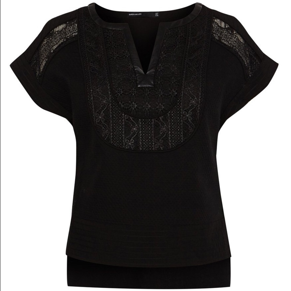 NWT Karen Millen black blouse | make an offer