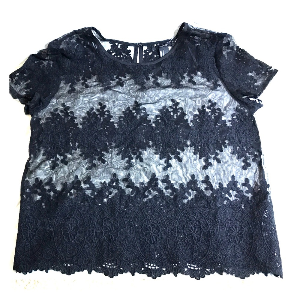 Black Mesh Shirt
