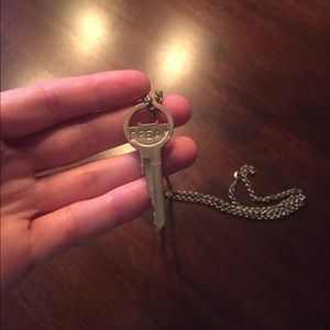 The Giving Keys Long Brass Dream Necklace
