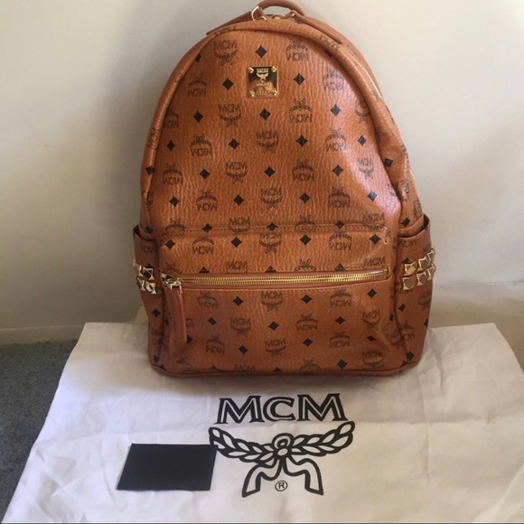 MCM (Medium Stark Coated Canvas Backpack) - Picture 1 of 7