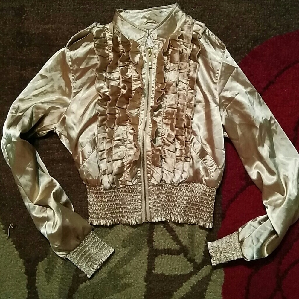 Gold Silky Jacket