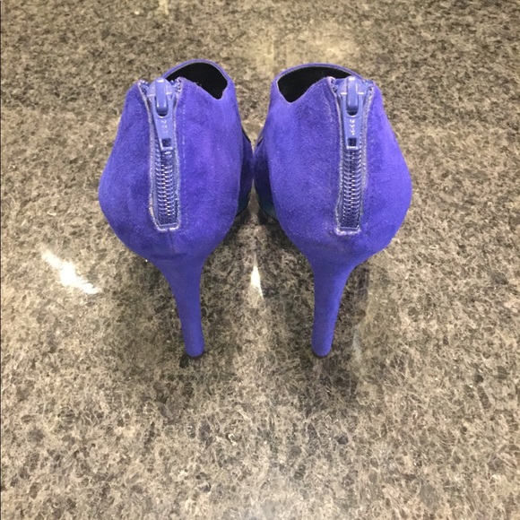 Jessica Simpson Blue/Tea/Black Heels - Picture 2 of 4