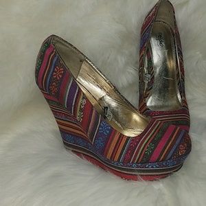 Women's Colorful Wedge Heels