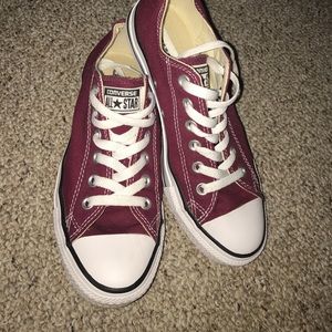 Maroon Converse
