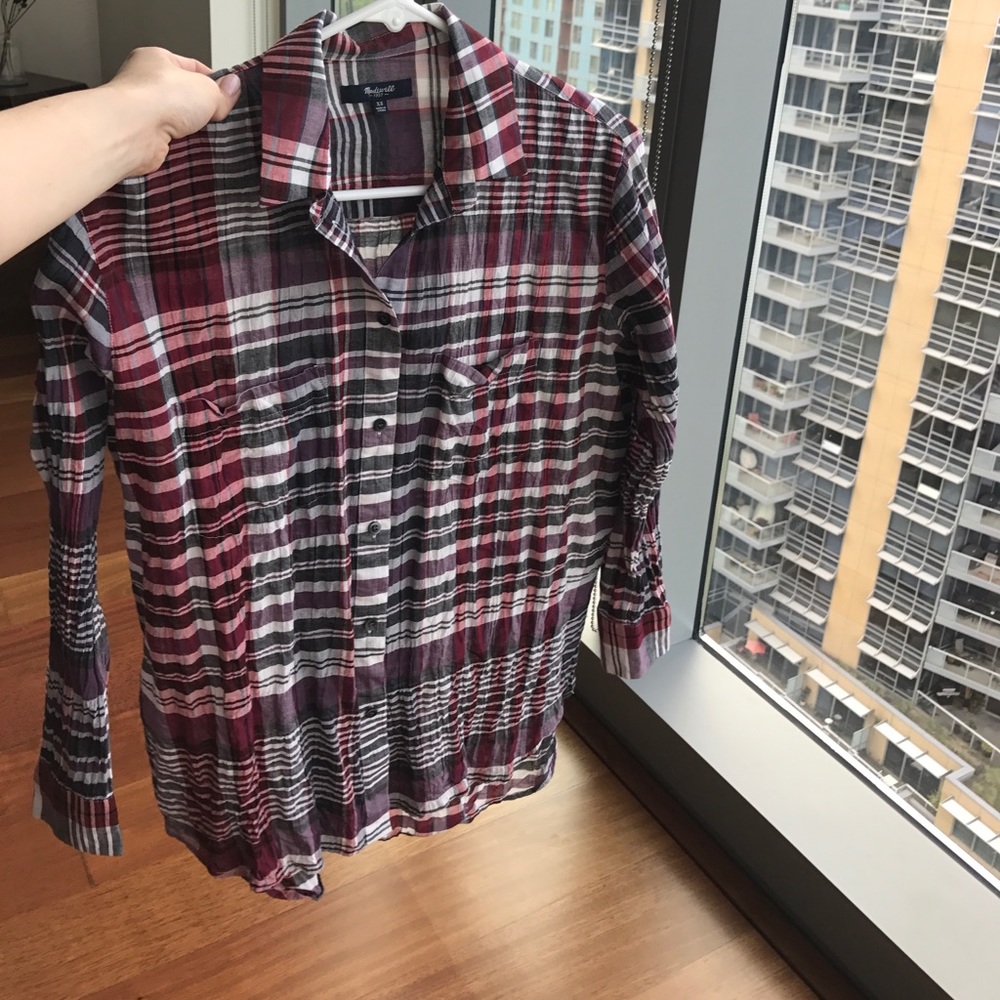 Madewell Summer Flannel Button Up