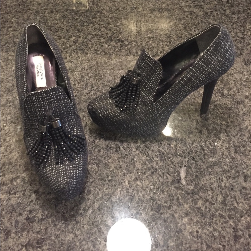 Vera Wang closed toe high heels