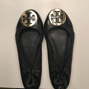 Tory Burch authentic black ballet flats size 5
