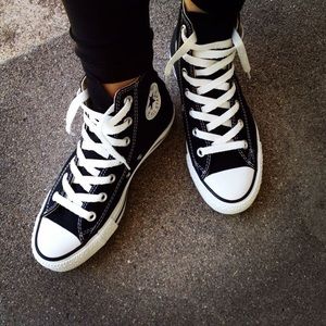 Black High Top Converse