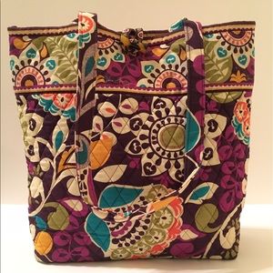 Vera Bradley Tote in Plum Crazy