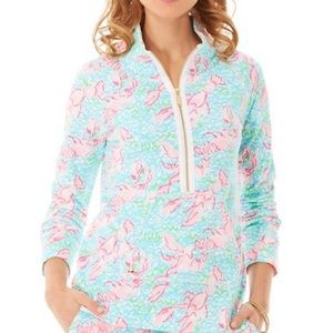 Lilly Pulitzer lobstah print pullover