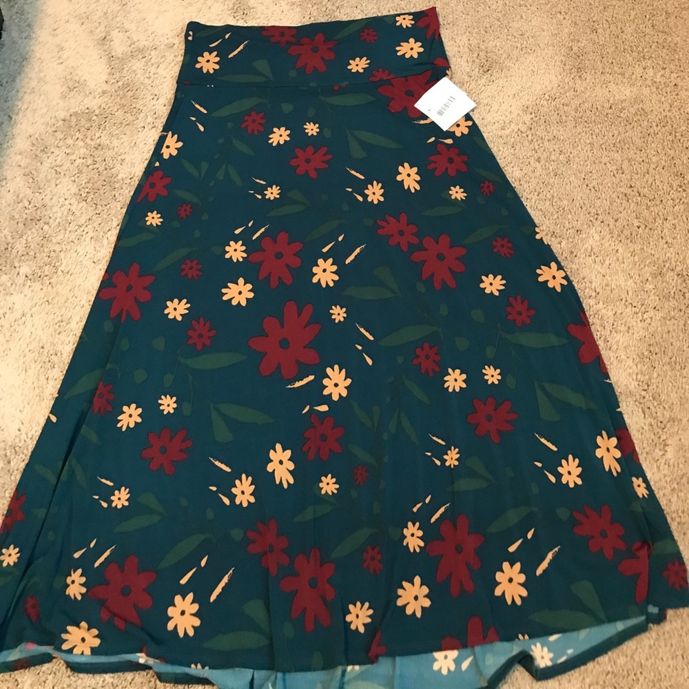 LulaRoe 2X Maxi Skirt