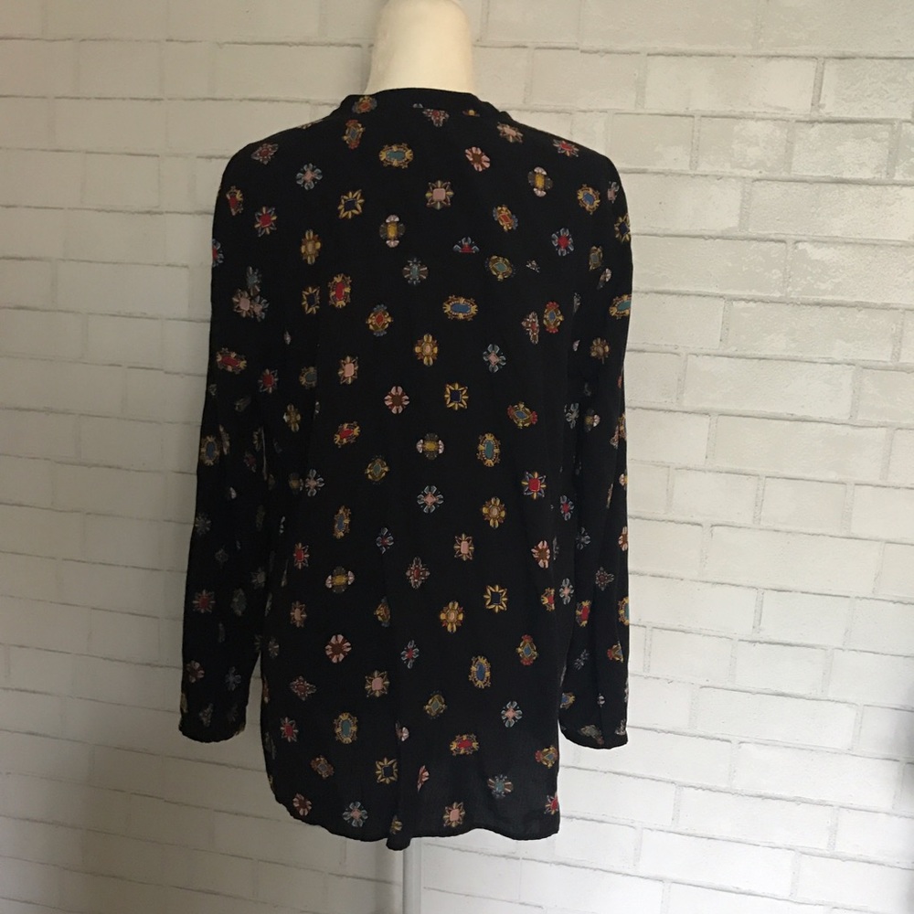 Zara Printed Button Down - image 4