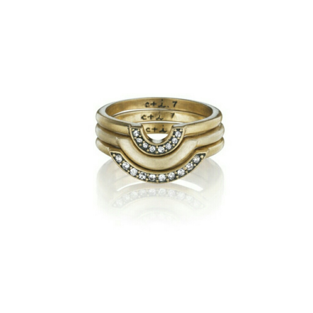 New Chloe + Isabel Lunette Nesting Rings