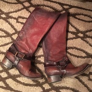 Rust Freebird Riding Boots