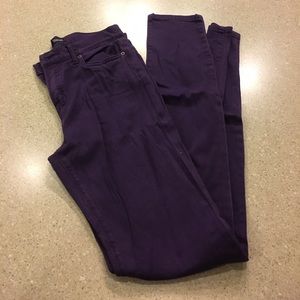 LAST CHANCE BDG purple cigarette high rise jeans
