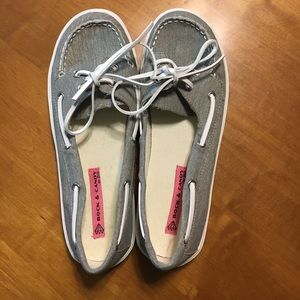 Super cute canvas boat shoes