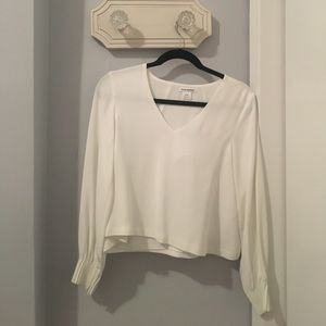 Never Worn Club Monaco White Blouse!