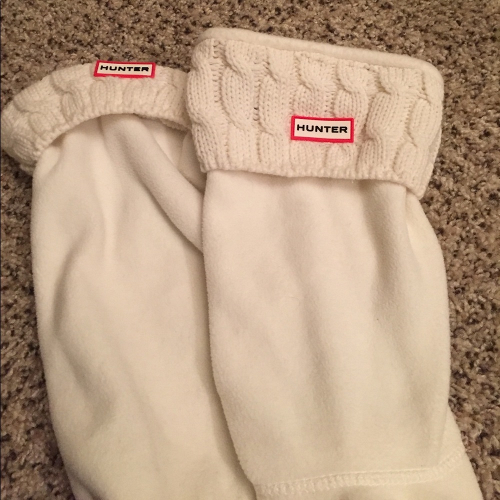Hunter fleece socks never worn