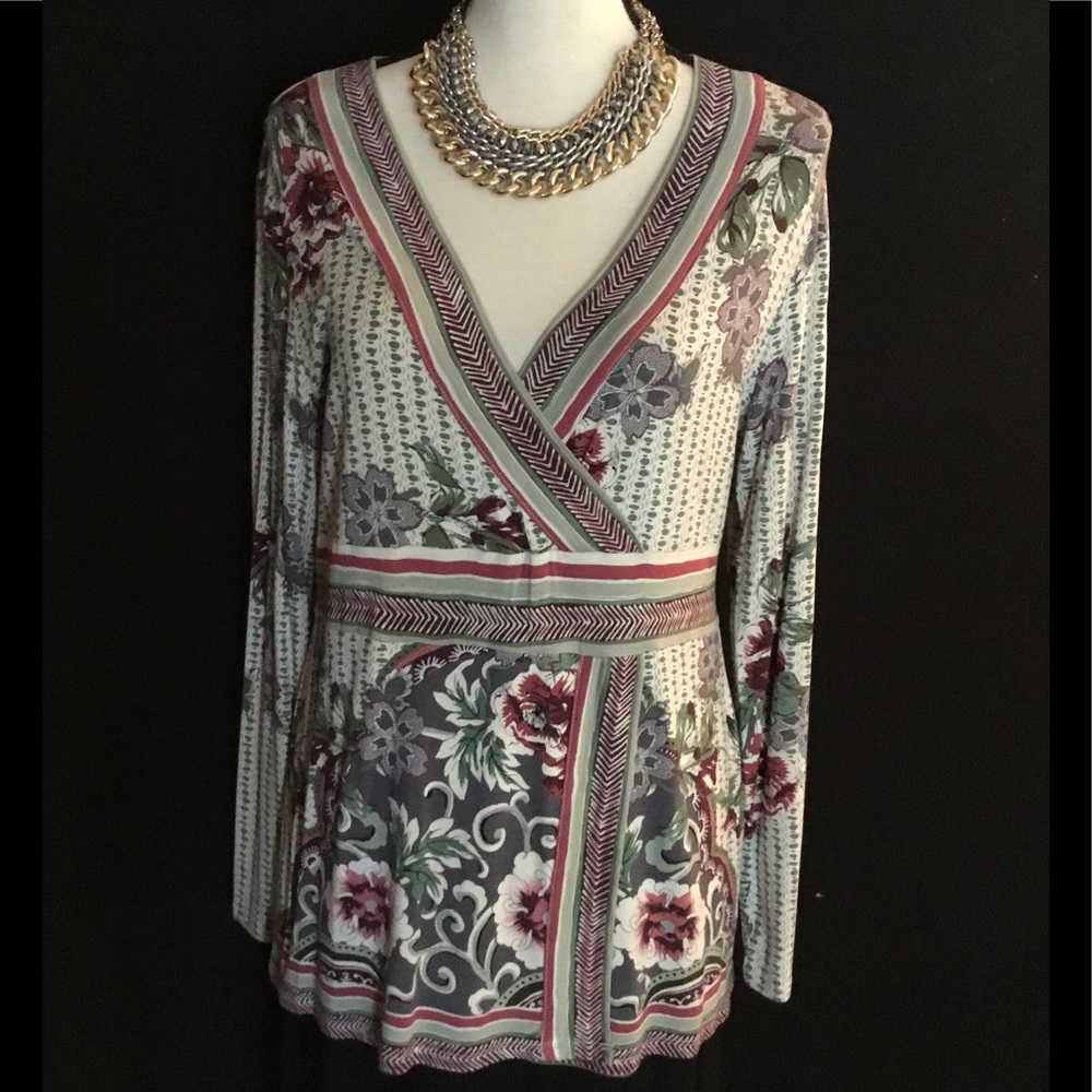"Bandolino" Soft Stretch Long Sleeved Top / Tunic