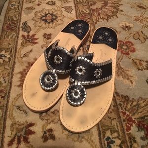 Black and Silver Jack Rogers