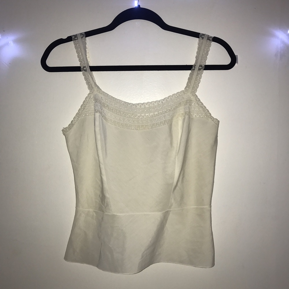 laced cropped peplum top