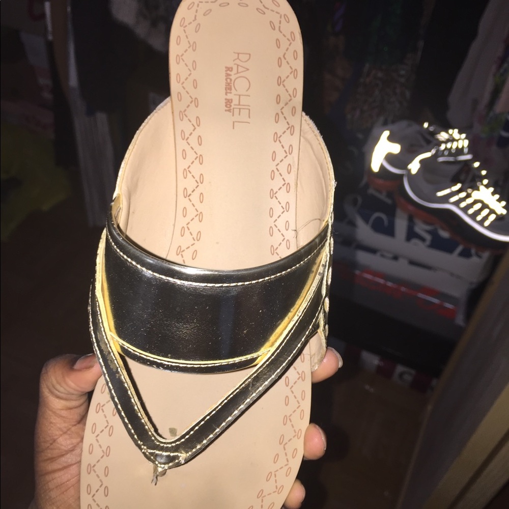 RACHEL by Rachel Roy Gold Sandals