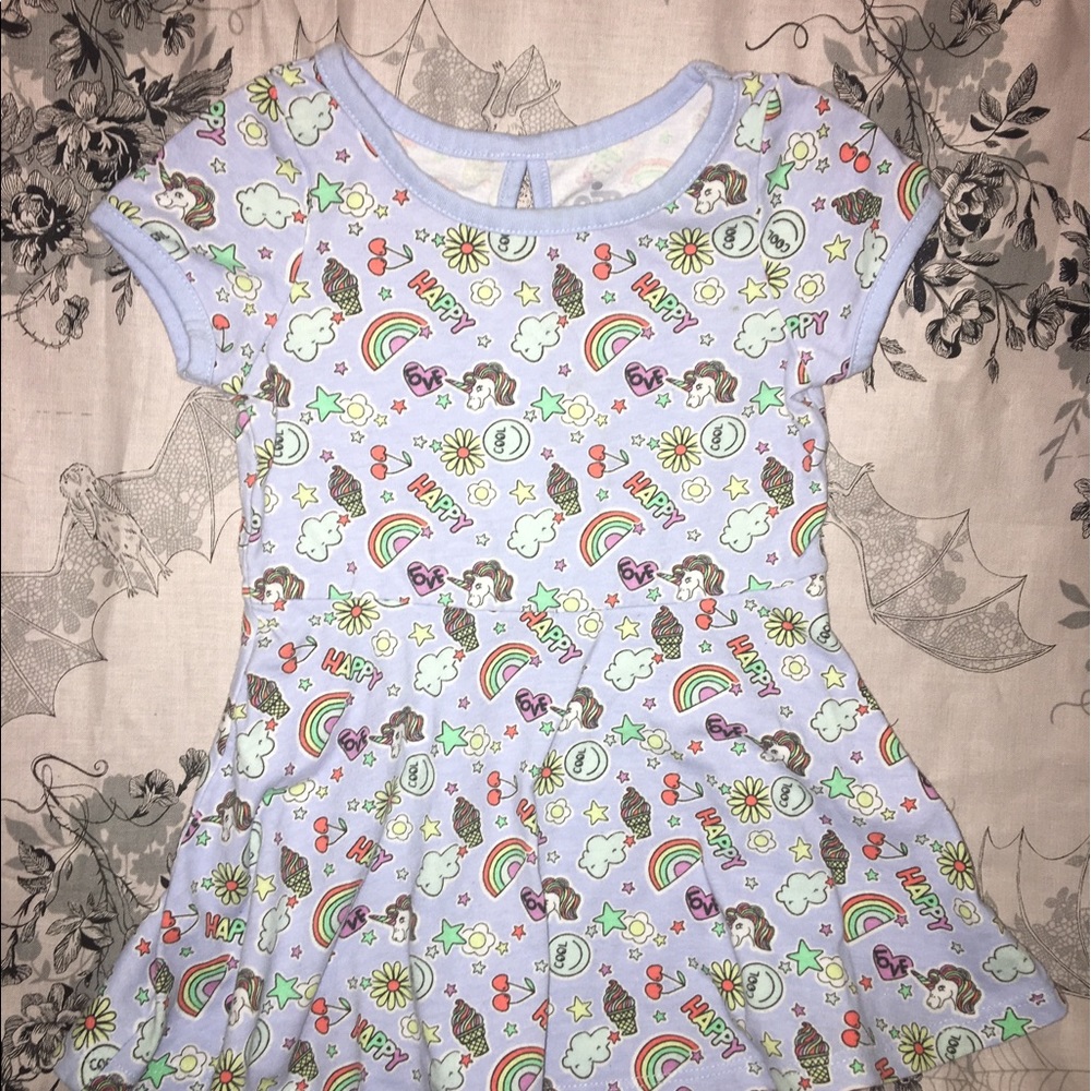Unicorn/Rainbow skater dress 🎀🦄 🌈