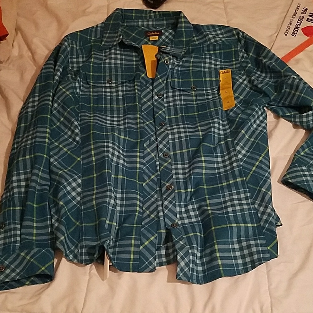Cabelas long sleeve flannel
