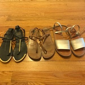 3 Pairs of Summer Sandals