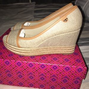 Authentic Tory Burch Majorca wedge