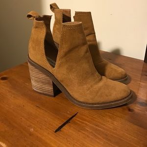 Opened sided booties