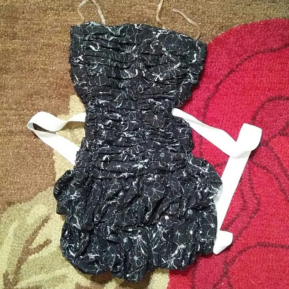 Little Black and Silver Dress