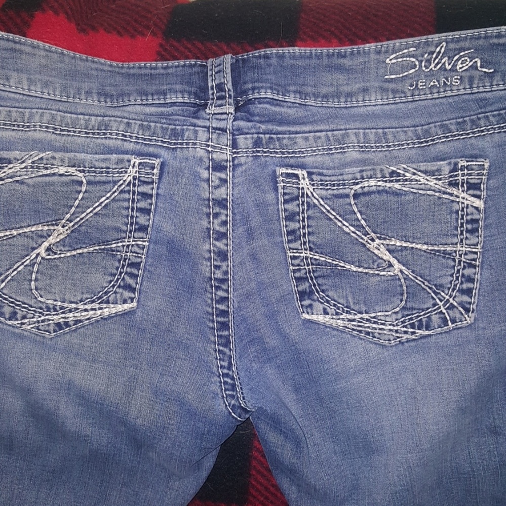 Silver jeans