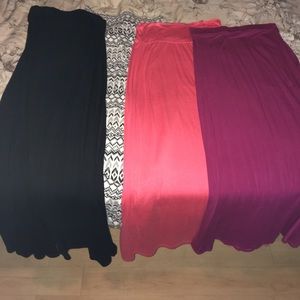 Bundle of 4 Maxi Skirts