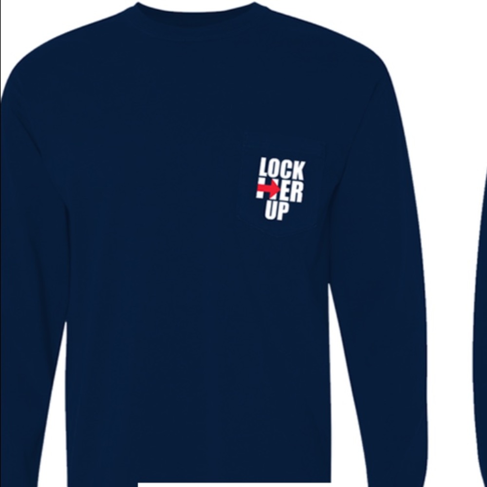 Old row lock her up long sleeve tee