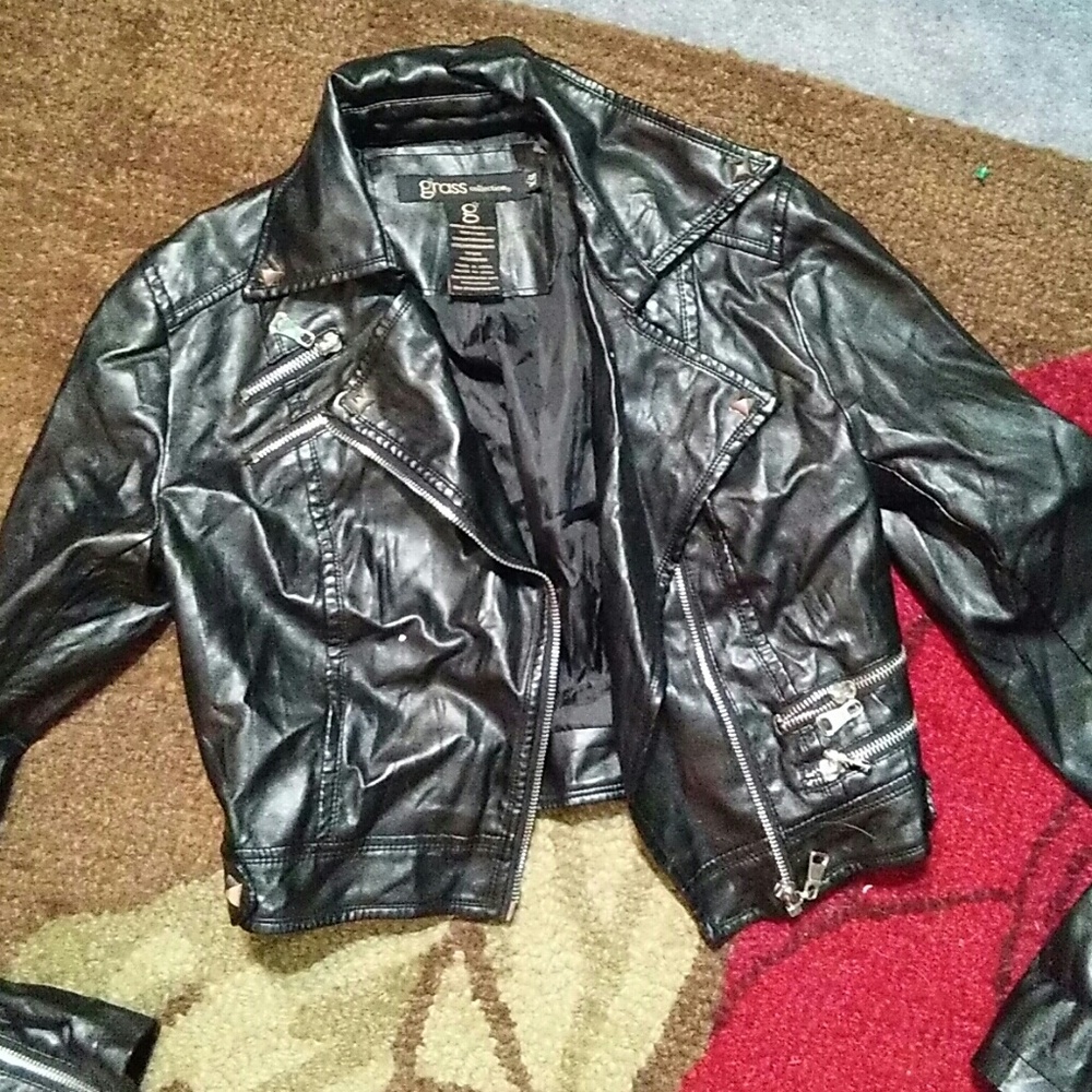 Faux Leather Jacket